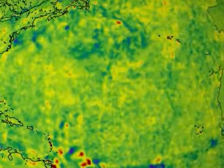 salinity in the Atlantic Ocean during the 2018 hurricane season