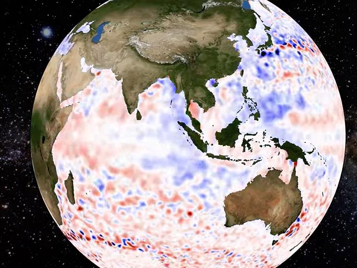 sea surface height visualization