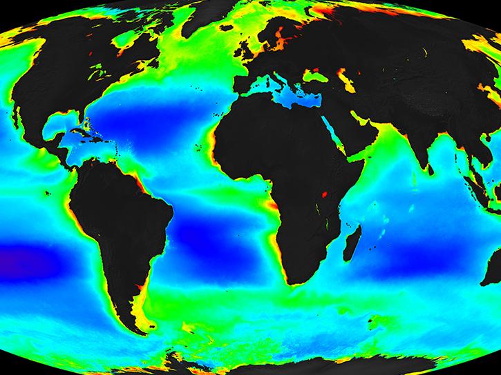 visualization of the SeaWIFS mission composite