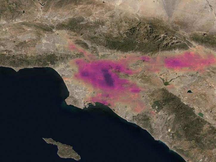 TEMPO data over California