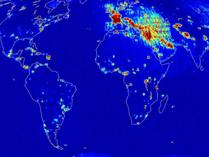 global view from Aquarius Scatterometer from May 2015
