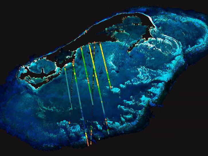 ICESat image of Bermuda