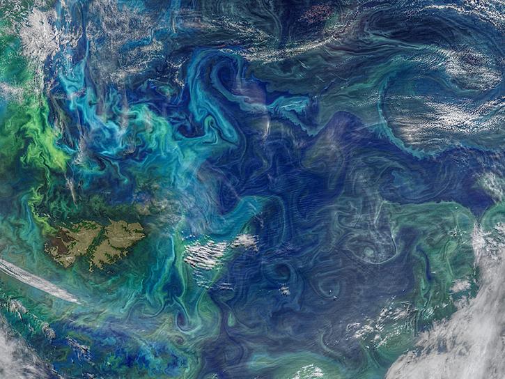 ocean color and coast