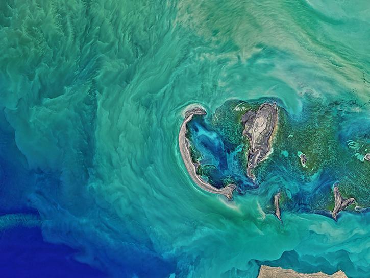 ocean color and coast