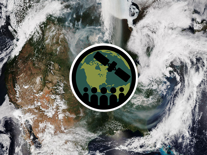 Image of a scientific map displaying atmospheric data over most of the United States