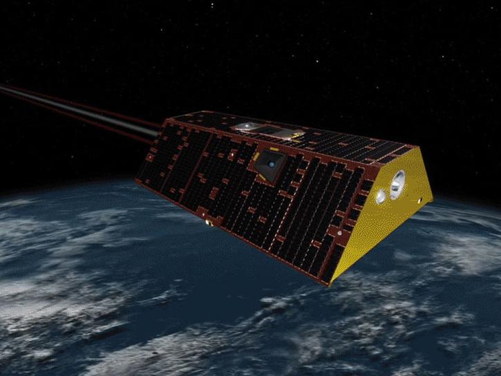 GRACE-FO LRI instrument in orbit