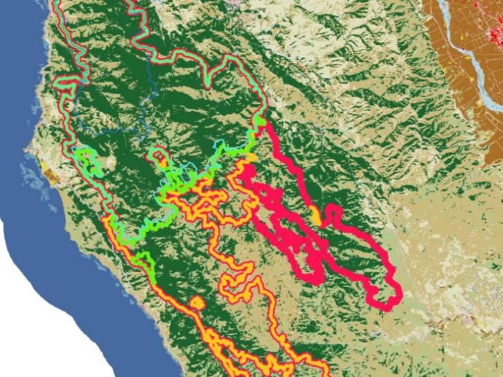 Image from AJAX fire compendium highlighting measurements taken from wildfire plumes