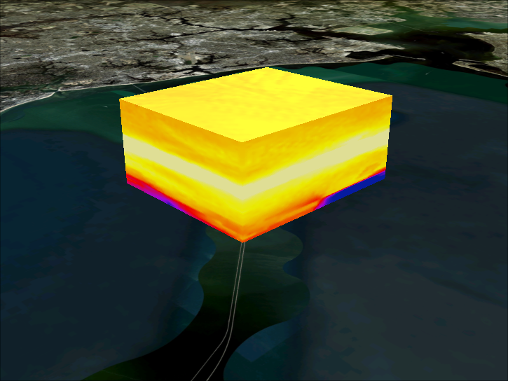 Data Cube of CO2 data above the Chesapeake Bay bridge Tunnel from the OWLETS campaign