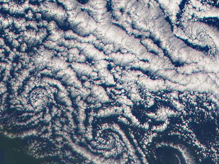 clouds in the atmosphere