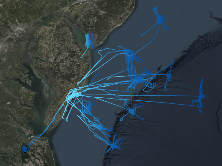 TARFOX Flightpaths