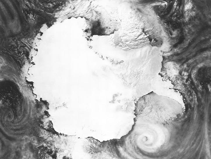 Antarctica compiled from 5 images collected between November 4 and 25 1986