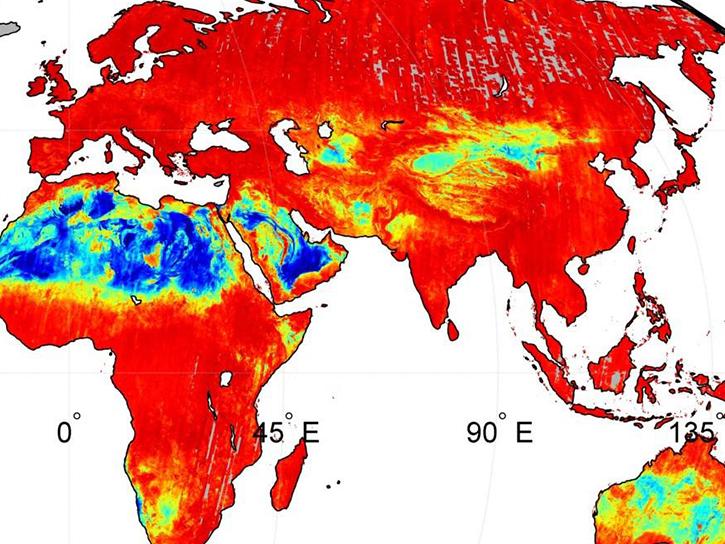 ASTER data of Global Surface Emissivity