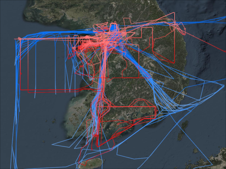 KORUS-AQ Flightpaths