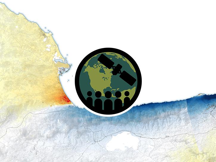 Radar image from the NISAR satellite show that La Guaira and nearby areas experienced significant ground displacement from the June 2026 temblors. ARSET logo appears in the middle.