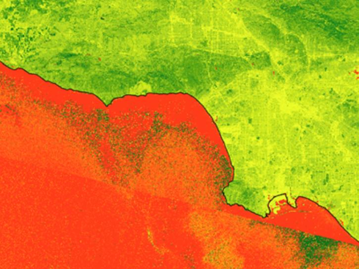 normalized difference vegetation index raster layer