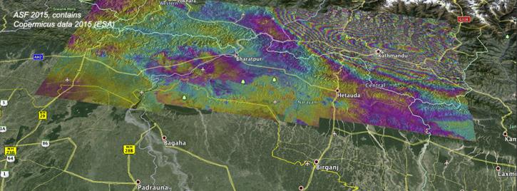 ASF Sentinel 1A Nepal ESA