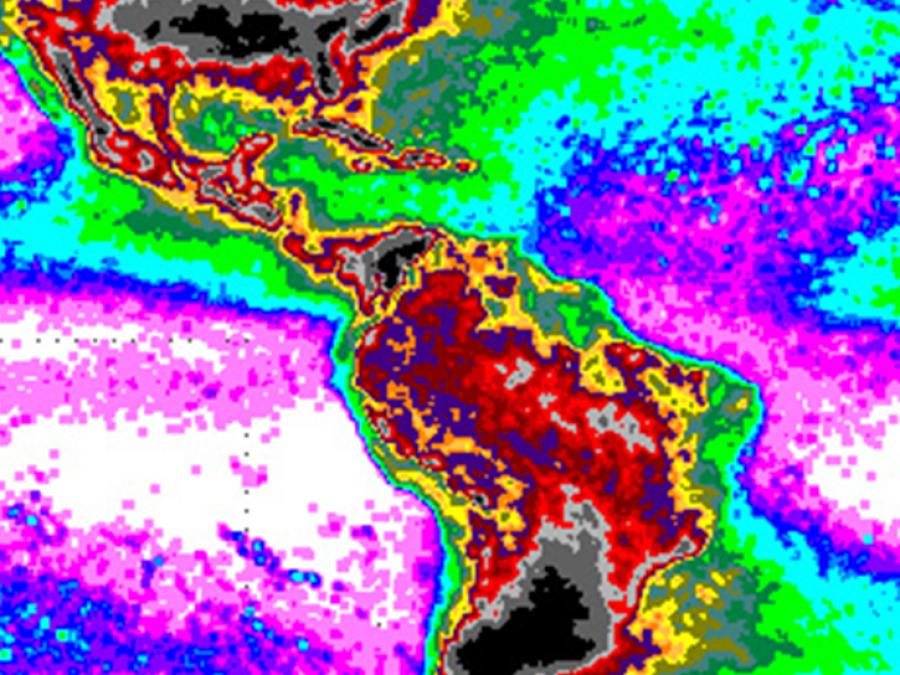 image of GHRC DAAC lightning data