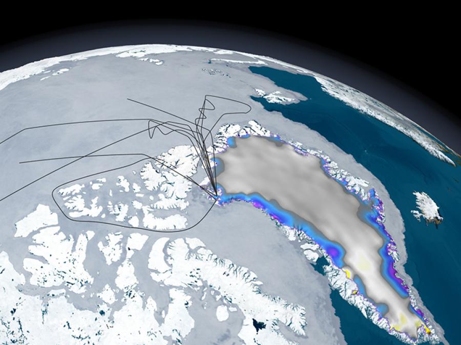 image of data from IceBridge