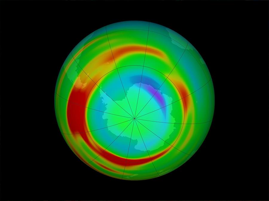 image of MLS SIPS data over Antarctica