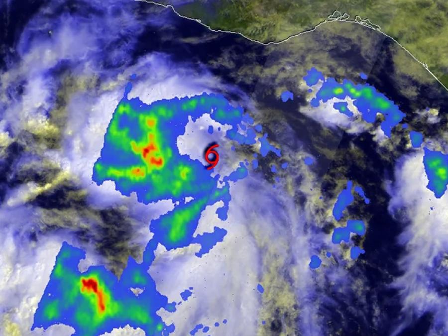 GPM satellite image of Hurricane Patricia