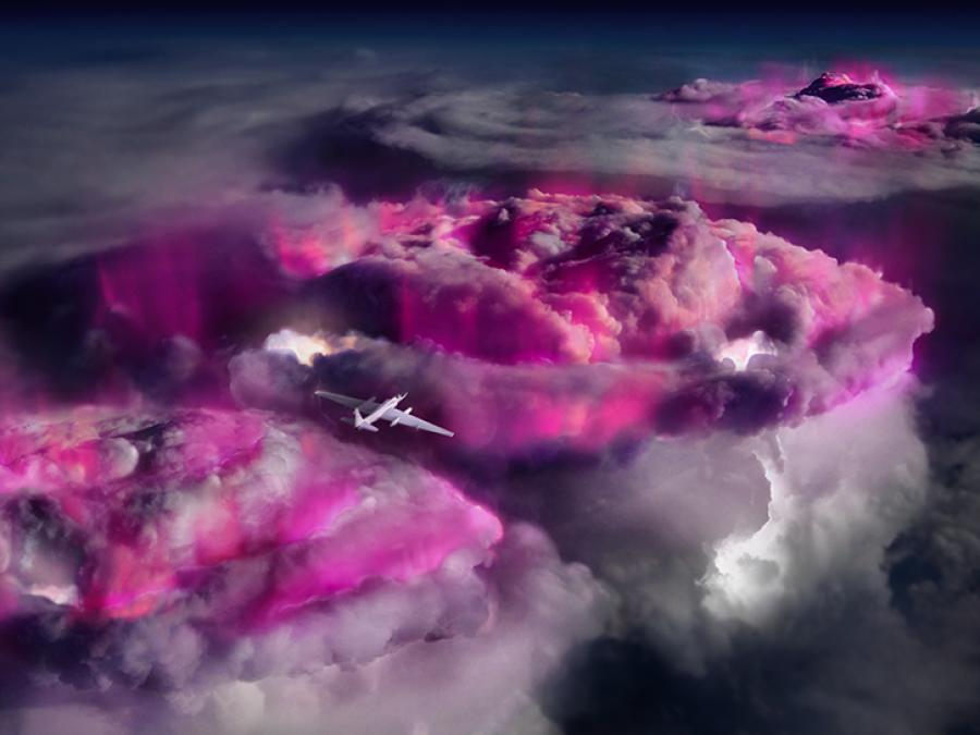 gamma ray emission from lightning in clouds