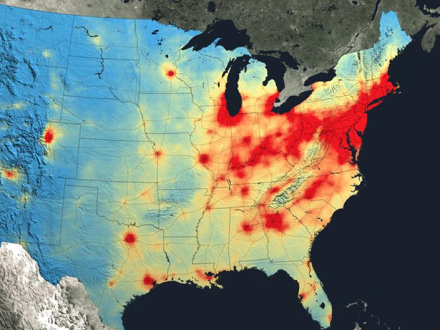 air quality over the United States
