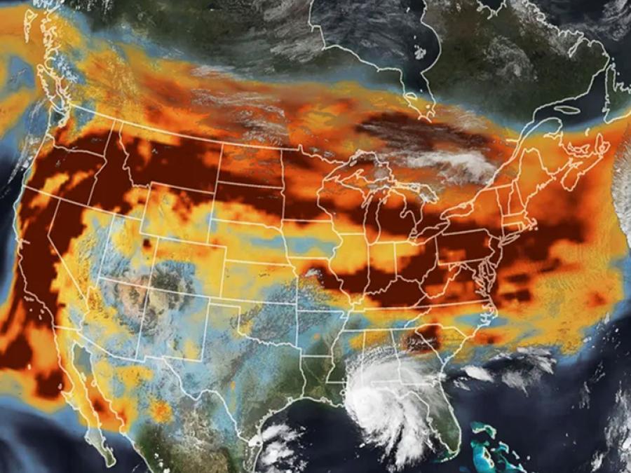 carbon data over North America