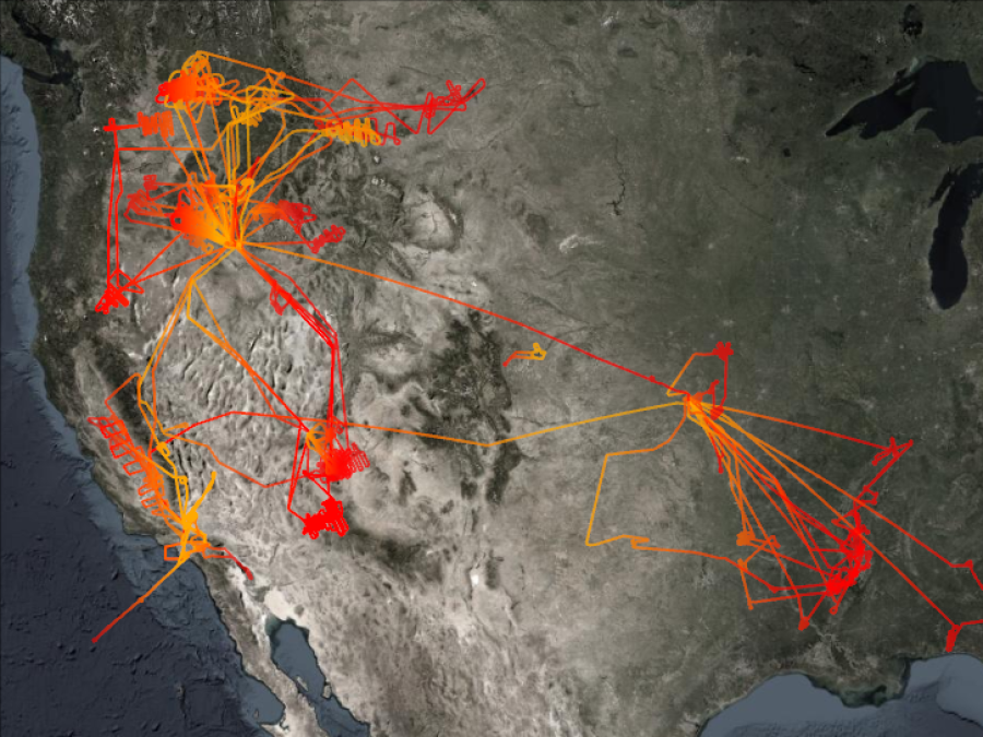 FIREX-AQ Flightpaths
