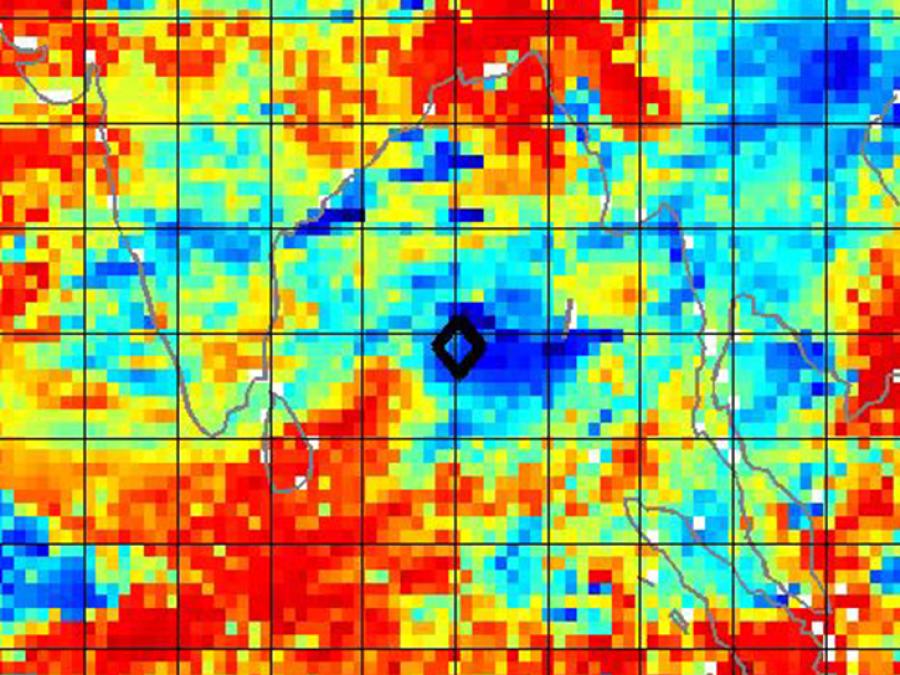 satellite cloud data over the Bay of Bengal