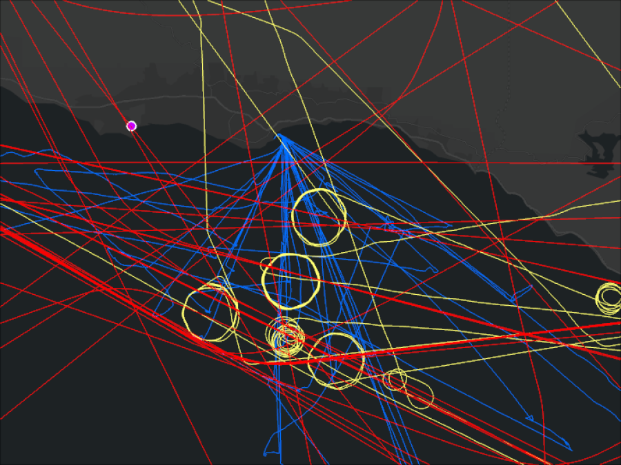PACE-PAX Flightpaths 