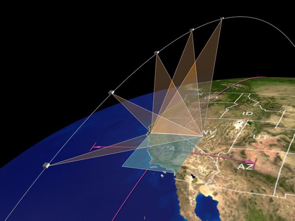 image of satellite collecting atmosphere data