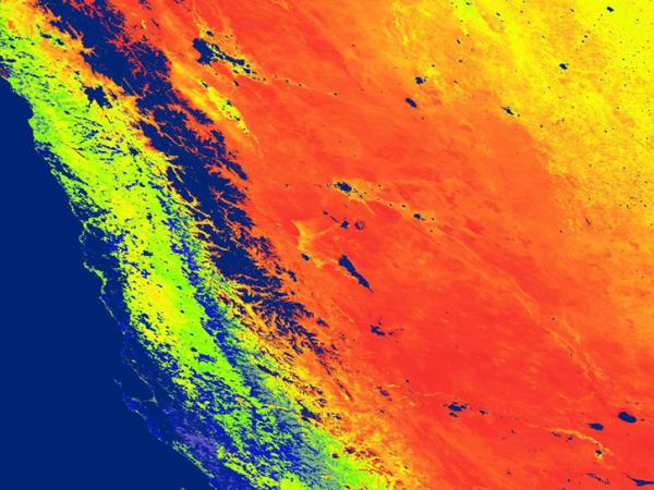 image of land surface data