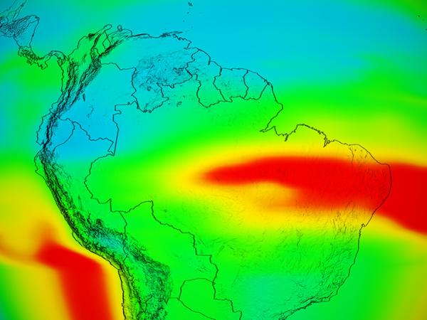 image of MLS SIPS data over the United States