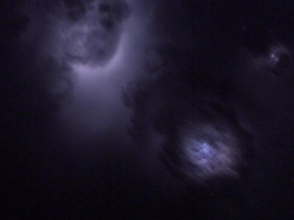 image of lightning in clouds