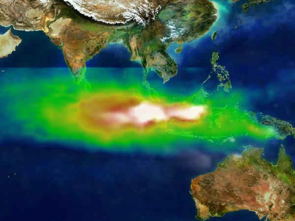 image of smog over southeast Asia