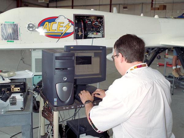 image of person working on ACES project