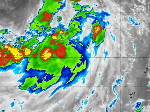 satellite image of Tropical Storm Mindulle