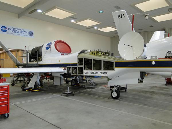 image of airplane being prepared for GRIP flight