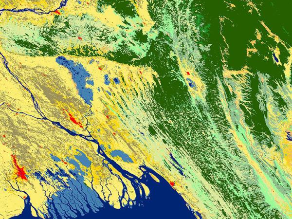 MODIS land data