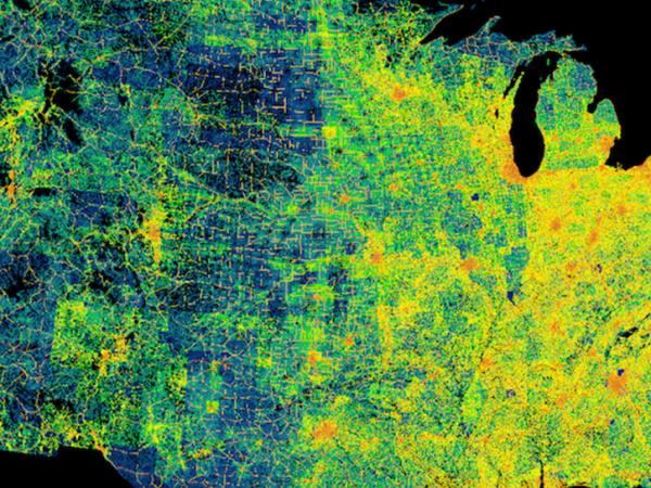 carbon data over North America