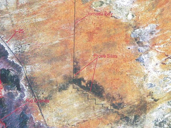 satellite imagery of the Journada Experimental Range