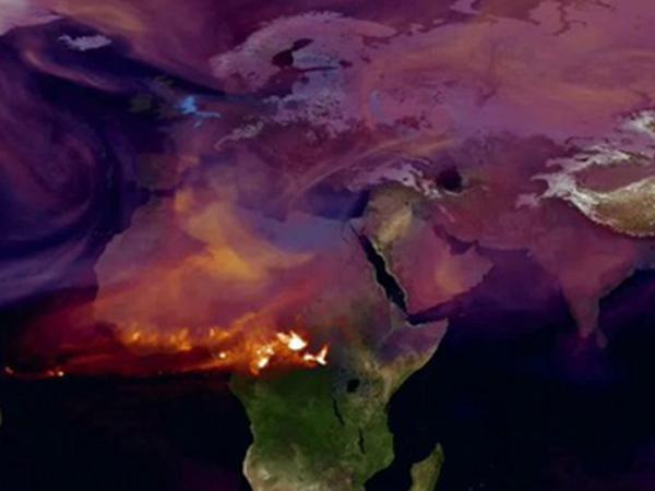 satellite global carbon data visualization