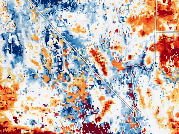 soil moisture data over California