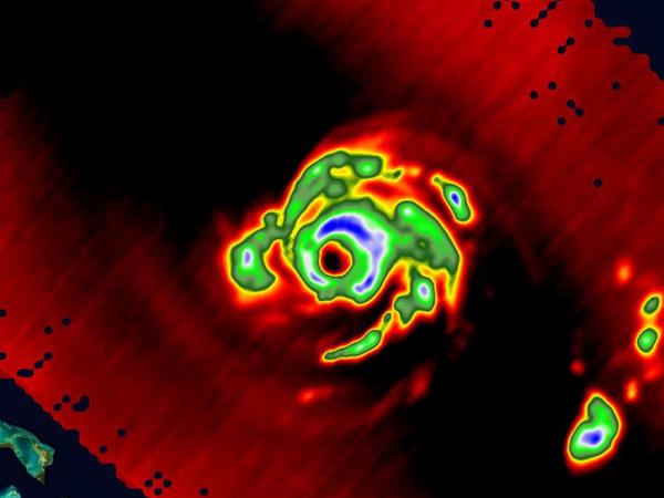 Hurricane Franklin as the Category 4 storm moved off the East Coast of the United States on Aug. 29, 2023