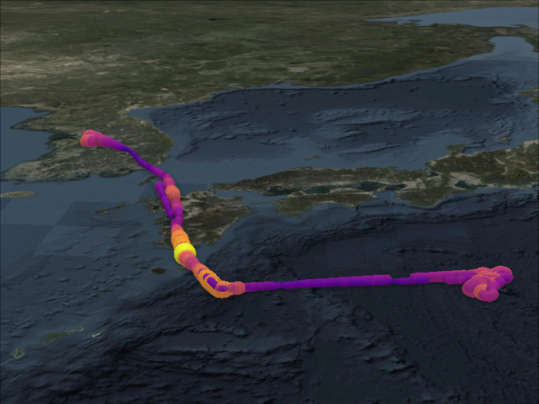 3D Carbon Monoxide Data from ACCLIP