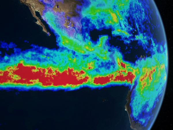 data visualization of El Nino over the Pacific