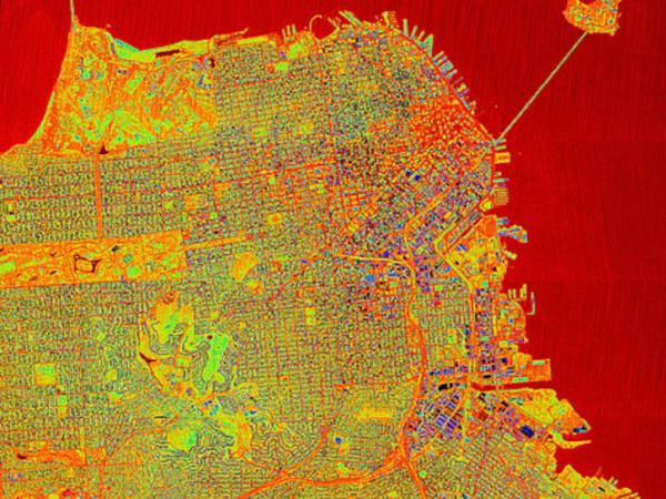 MASTER data collected at San Francisco to identify thermally inefficient buildings