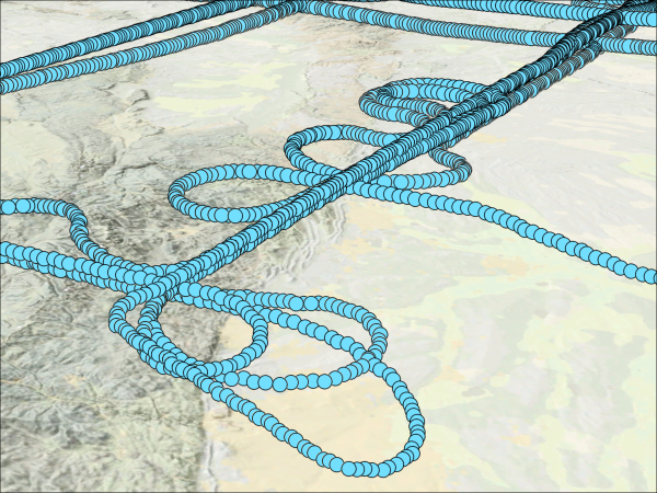 SUCCESS 3D Flightpath Above Denver
