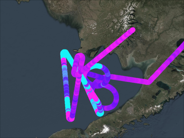 ARISE NO2 Data off of the Coast of Southwest Alaska