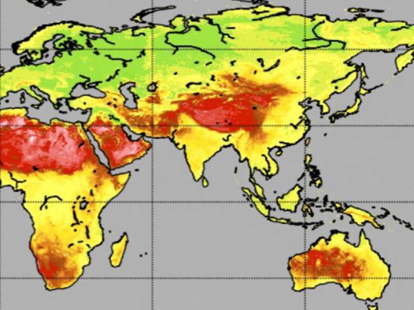 seasonal surface spectral emissivity derived from modis data